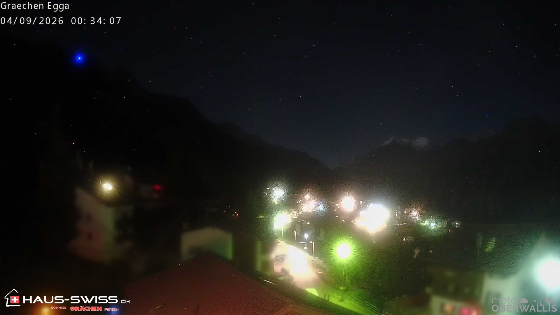 Archiv Foto Webcam Egga - Blick nach Grächen