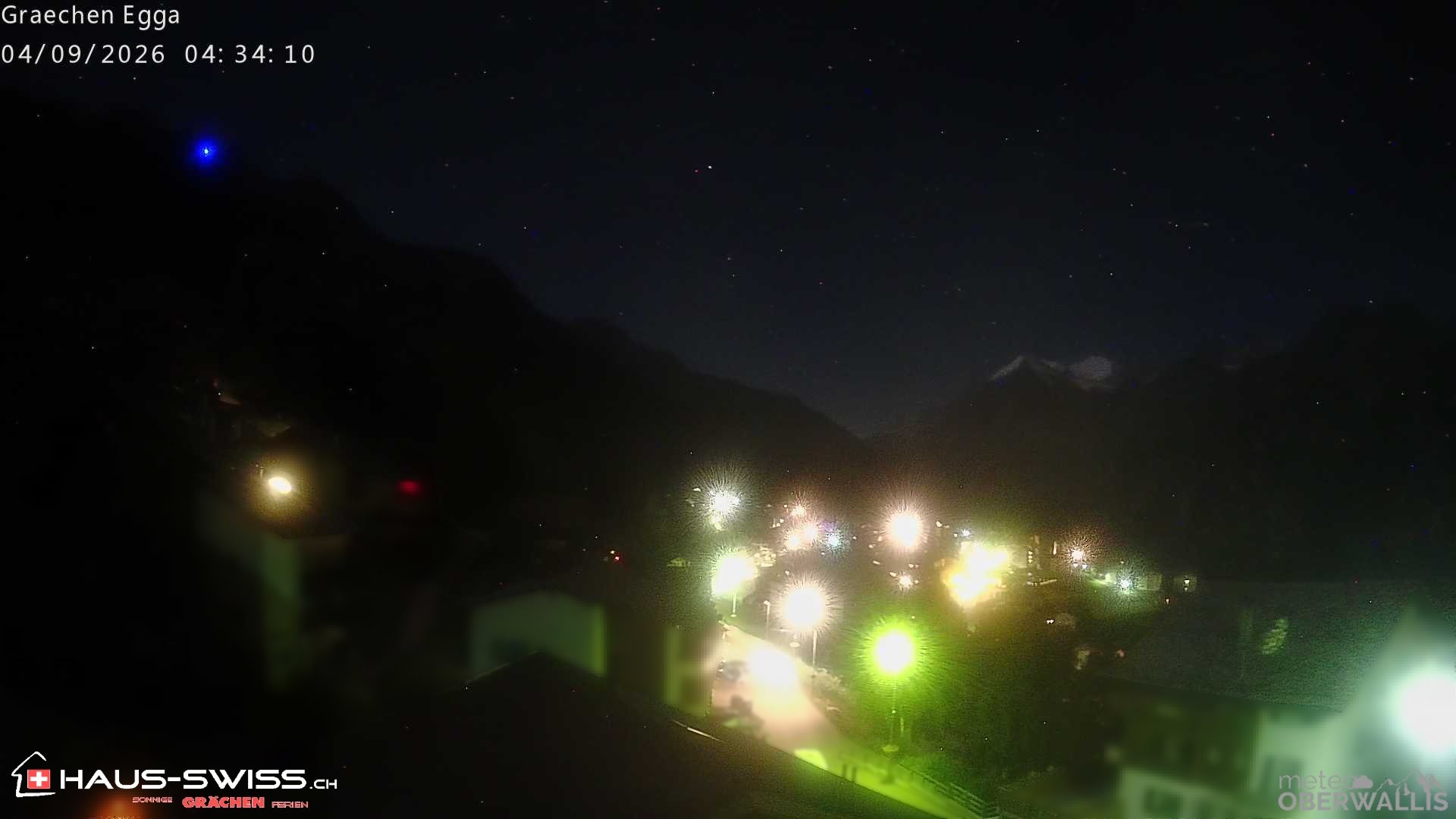 Archiv Foto Webcam Egga - Blick nach Grächen