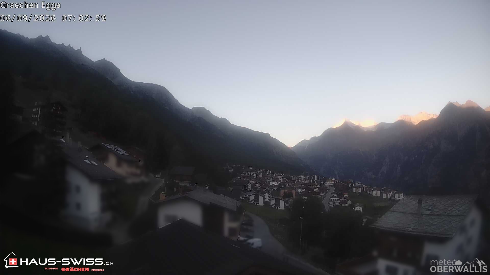 Archived image Webcam Egga - Grächen