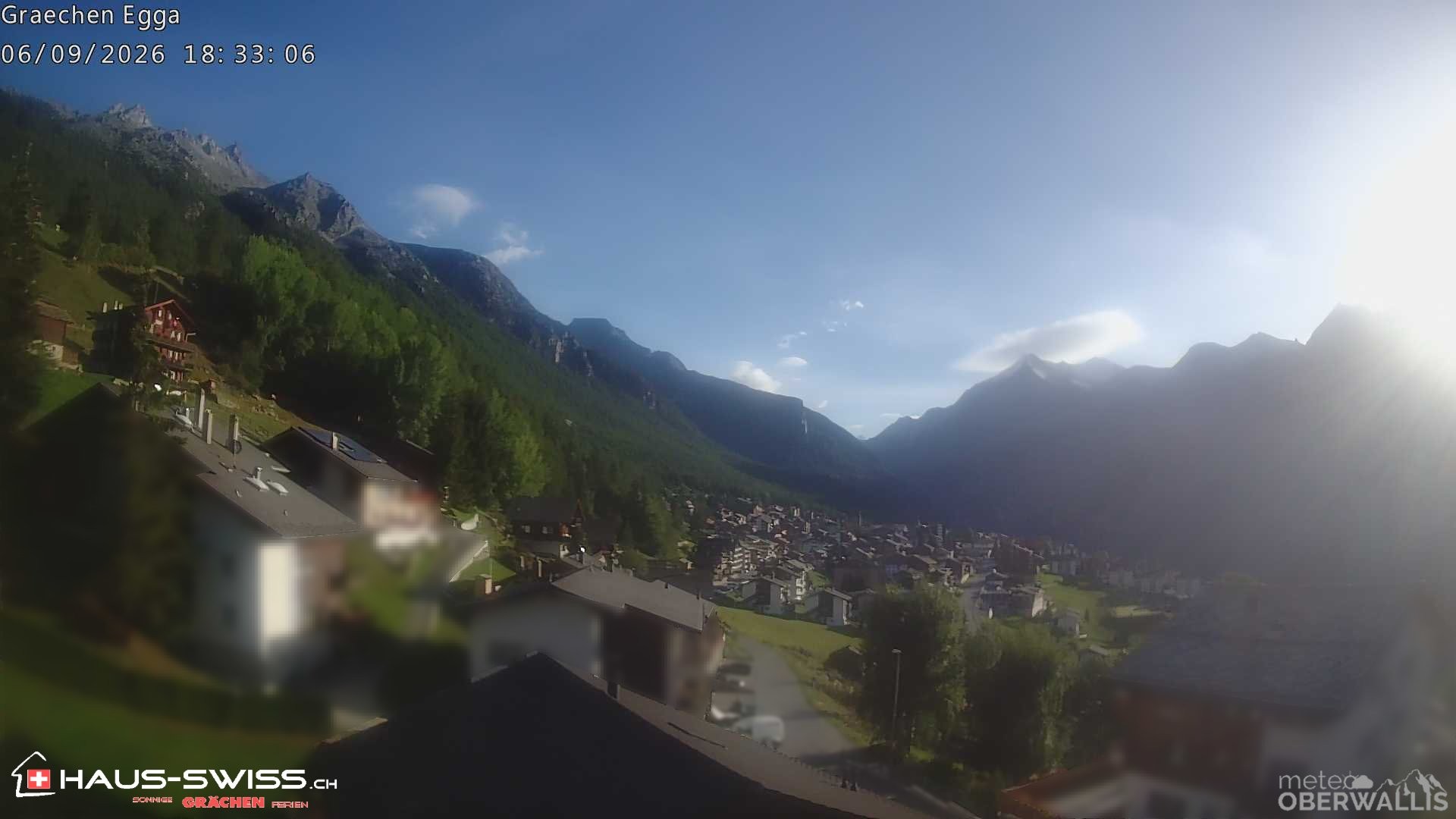 Archived image Webcam Egga - Grächen