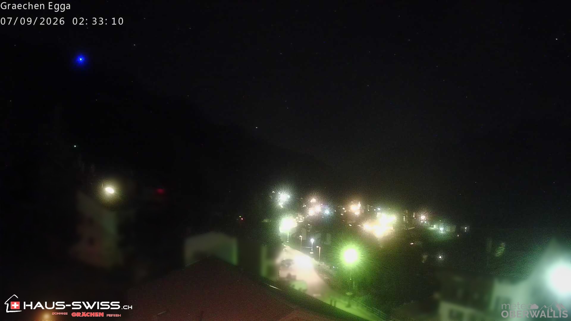 Archiv Foto Webcam Egga - Blick nach Grächen