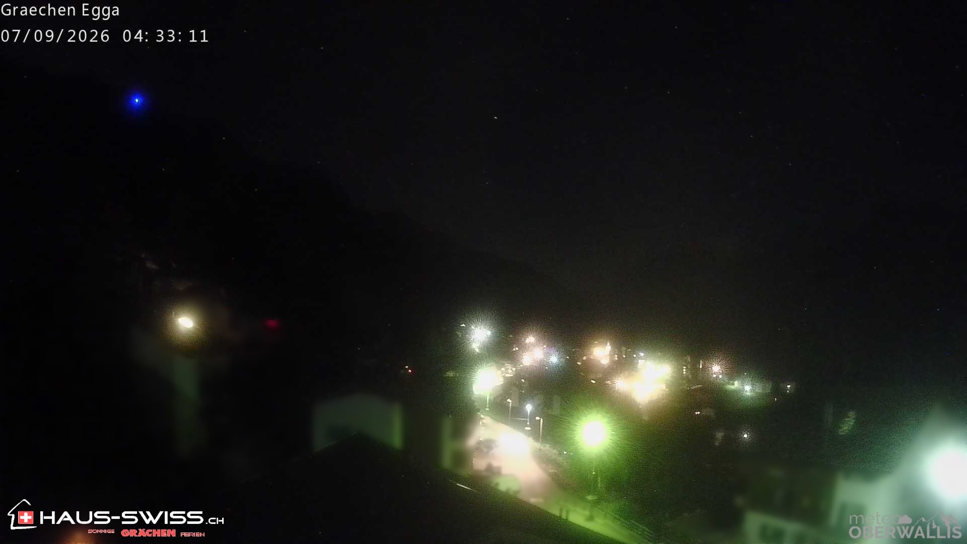 Archiv Foto Webcam Egga - Blick nach Grächen