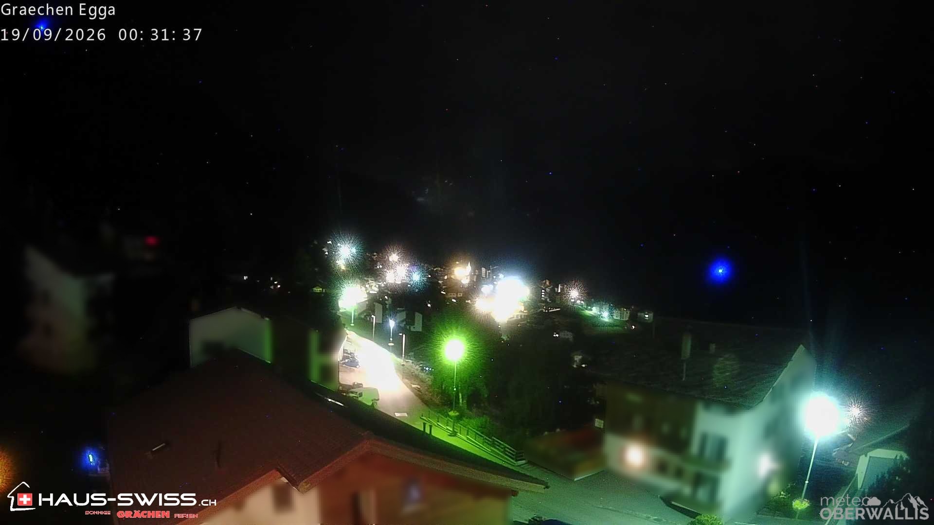 Archiv Foto Webcam Egga - Blick nach Grächen