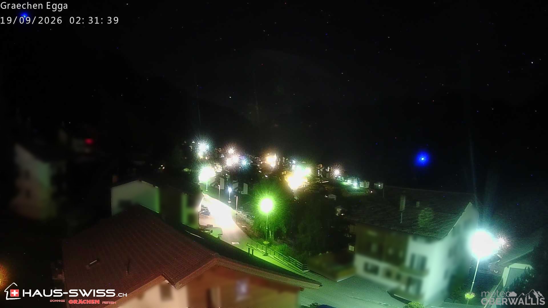 Archiv Foto Webcam Egga - Blick nach Grächen