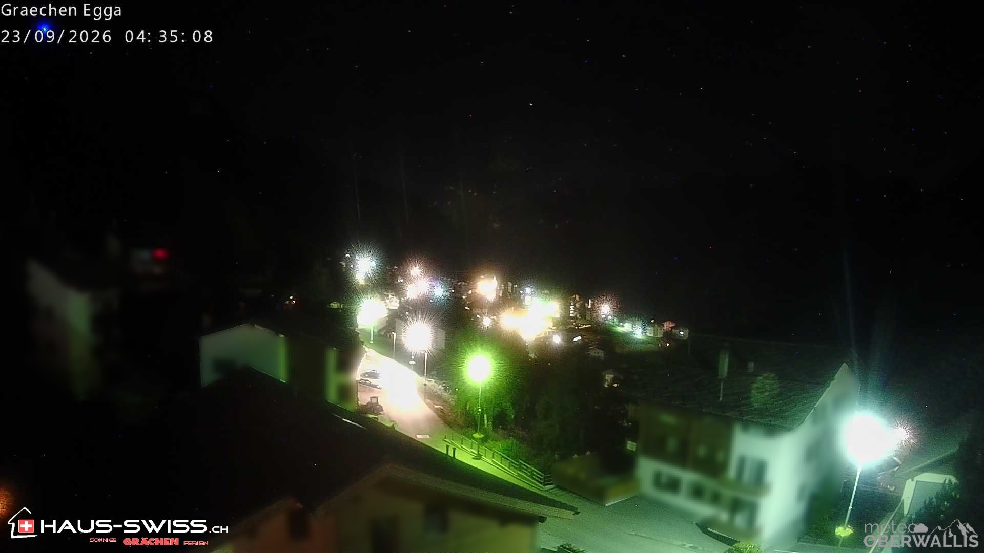 Archiv Foto Webcam Egga - Blick nach Grächen