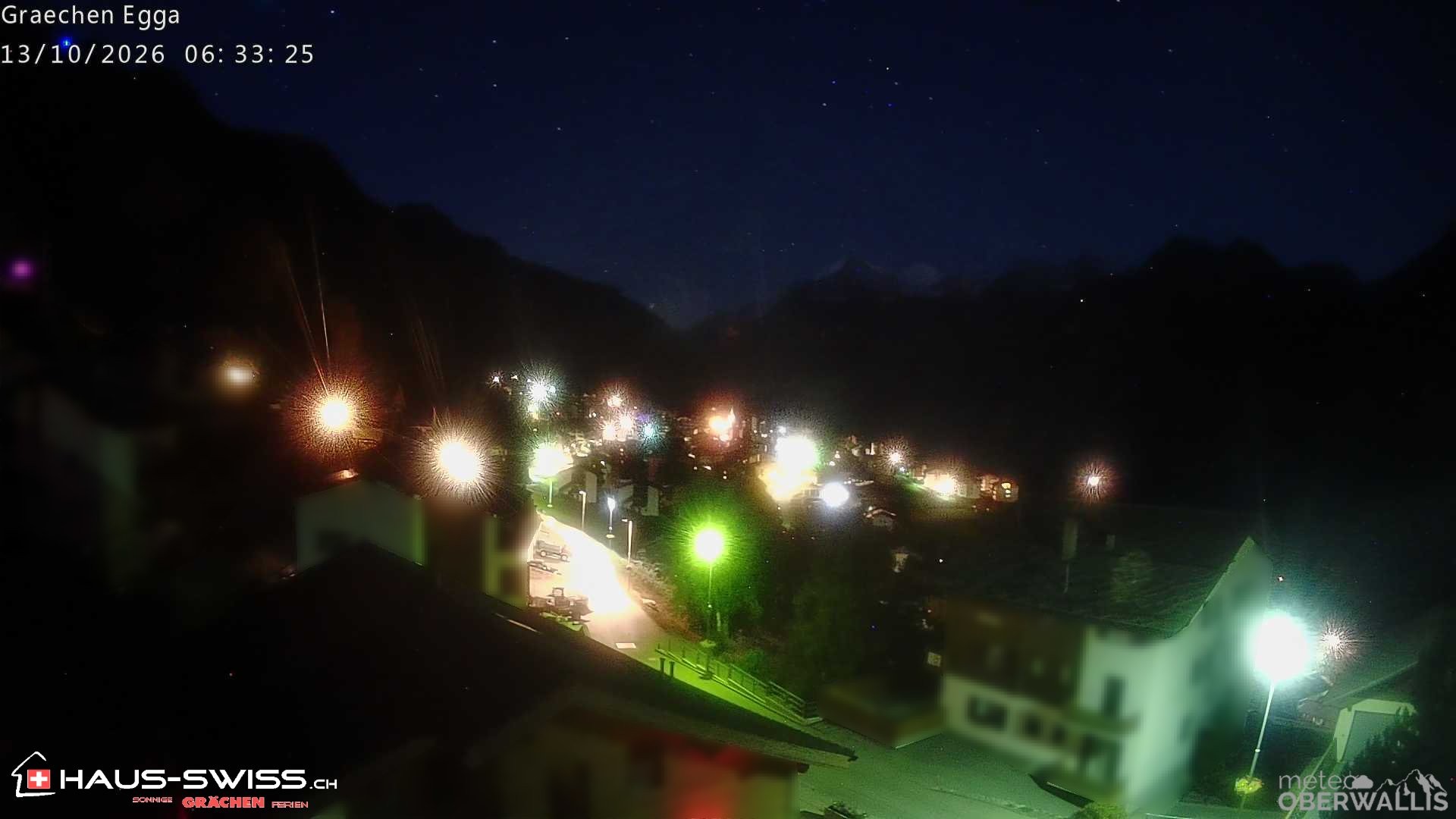 Archiv Foto Webcam Egga - Blick nach Grächen