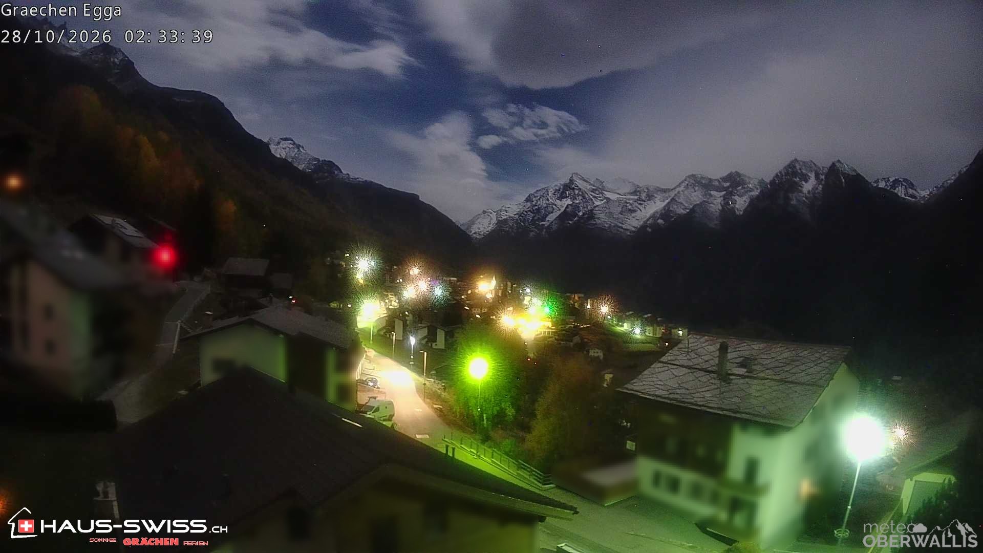 Archiv Foto Webcam Egga - Blick nach Grächen