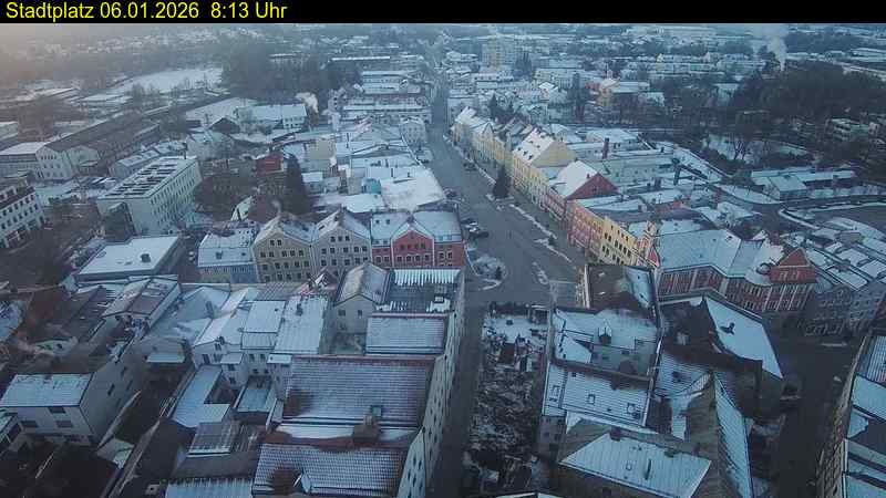 Archiv Foto Webcam Stadtplatz Eggenfelden