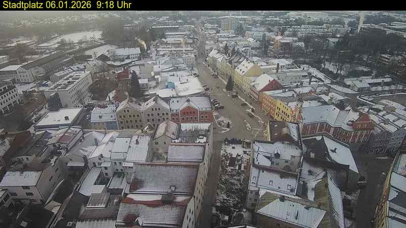 Archiv Foto Webcam Stadtplatz Eggenfelden