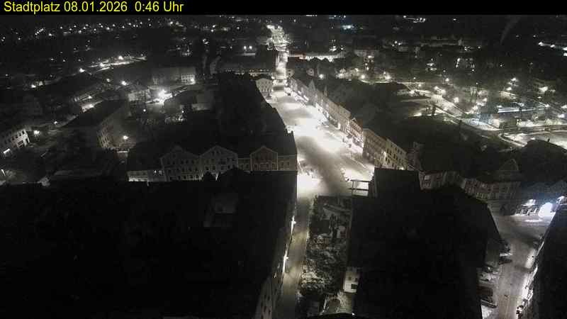 Archived image Webcam Town Square in Eggenfelden