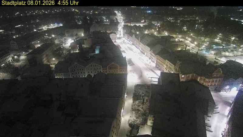 Archived image Webcam Town Square in Eggenfelden