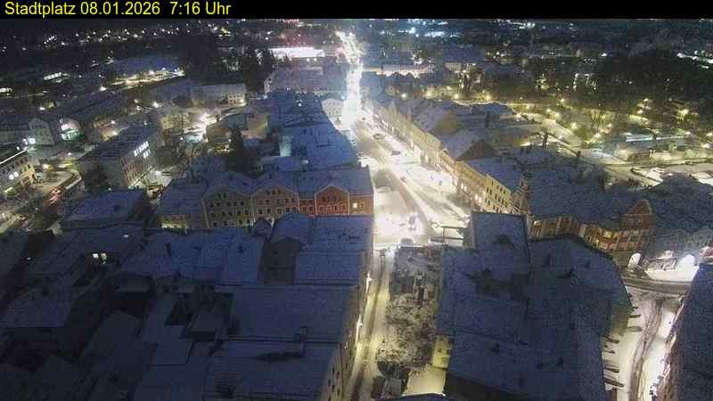 Archived image Webcam Town Square in Eggenfelden
