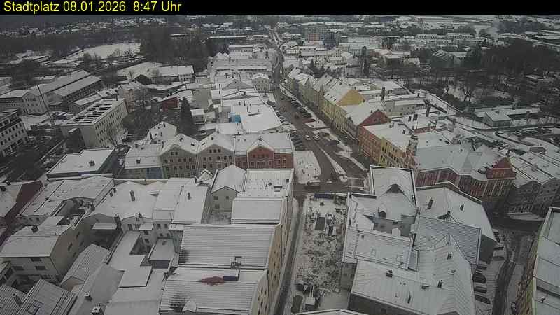 Archived image Webcam Town Square in Eggenfelden