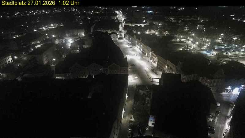 Archived image Webcam Town Square in Eggenfelden