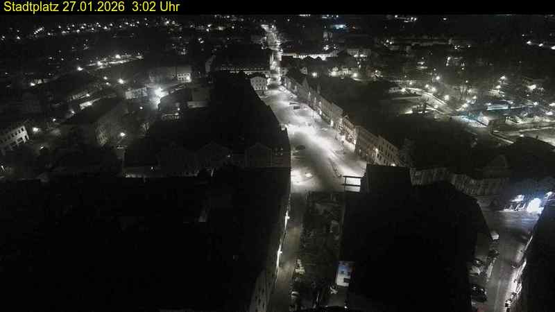 Archived image Webcam Town Square in Eggenfelden