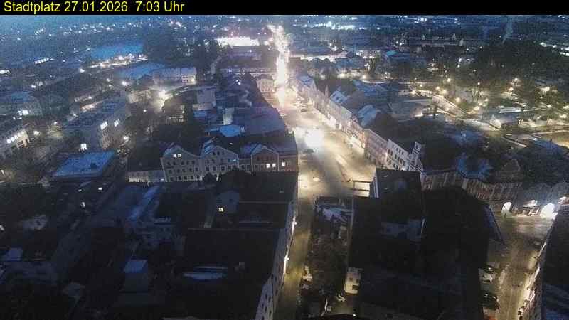 Archived image Webcam Town Square in Eggenfelden