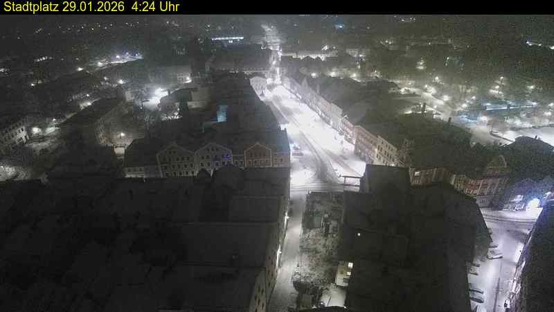 Archived image Webcam Town Square in Eggenfelden