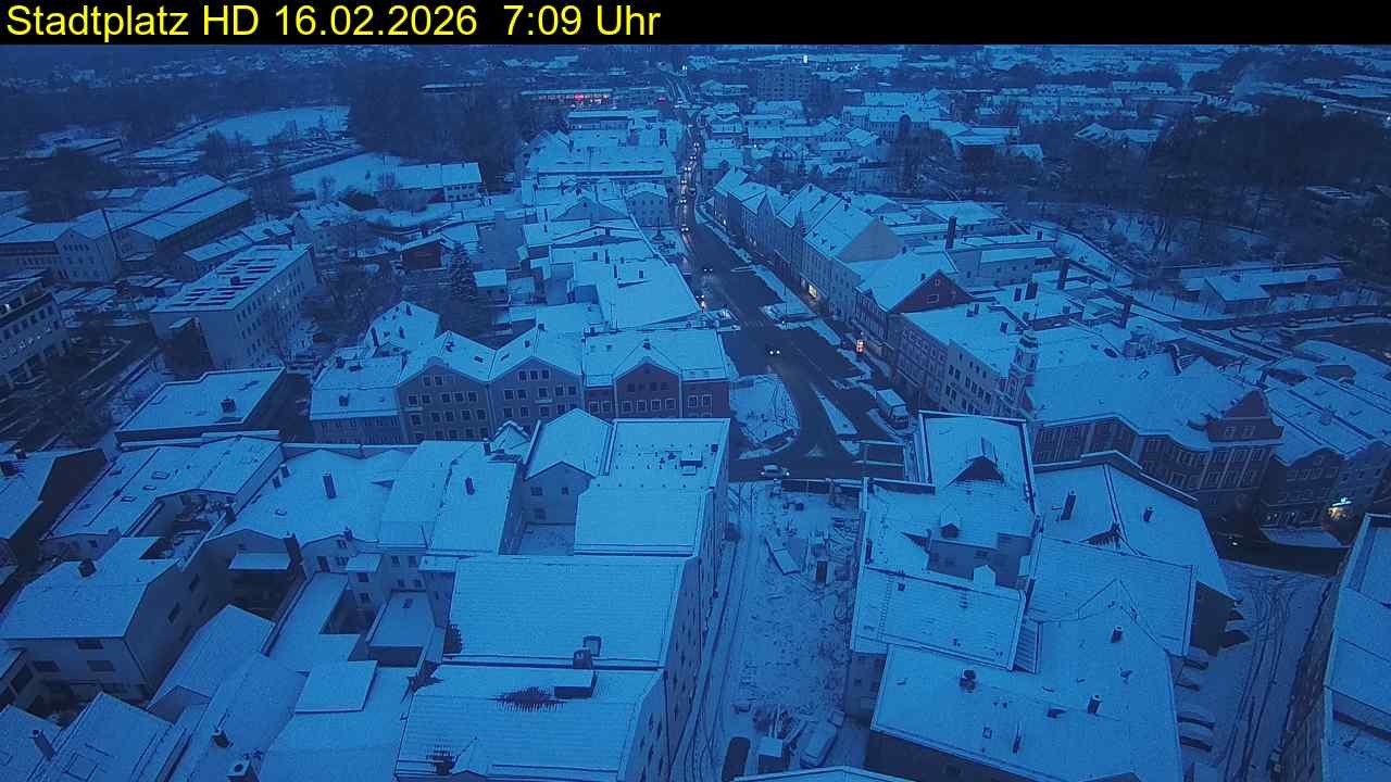Archiv Foto Webcam Stadtplatz Eggenfelden