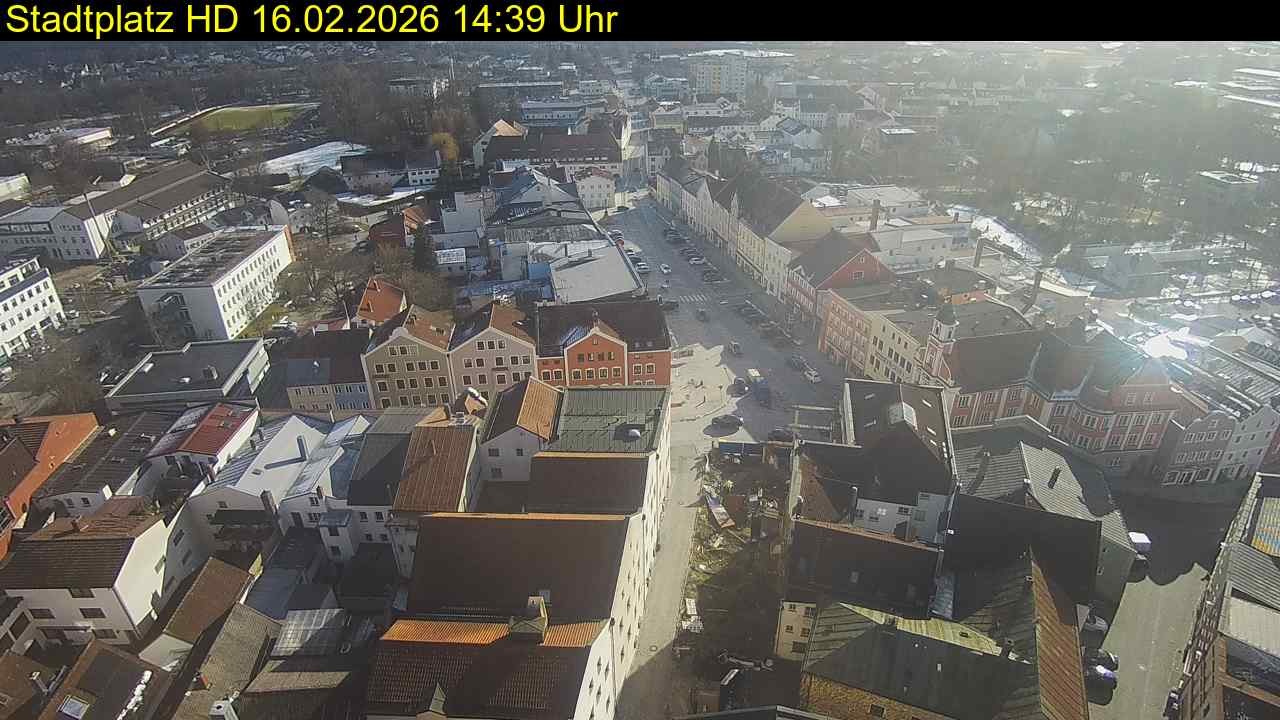 Archiv Foto Webcam Stadtplatz Eggenfelden
