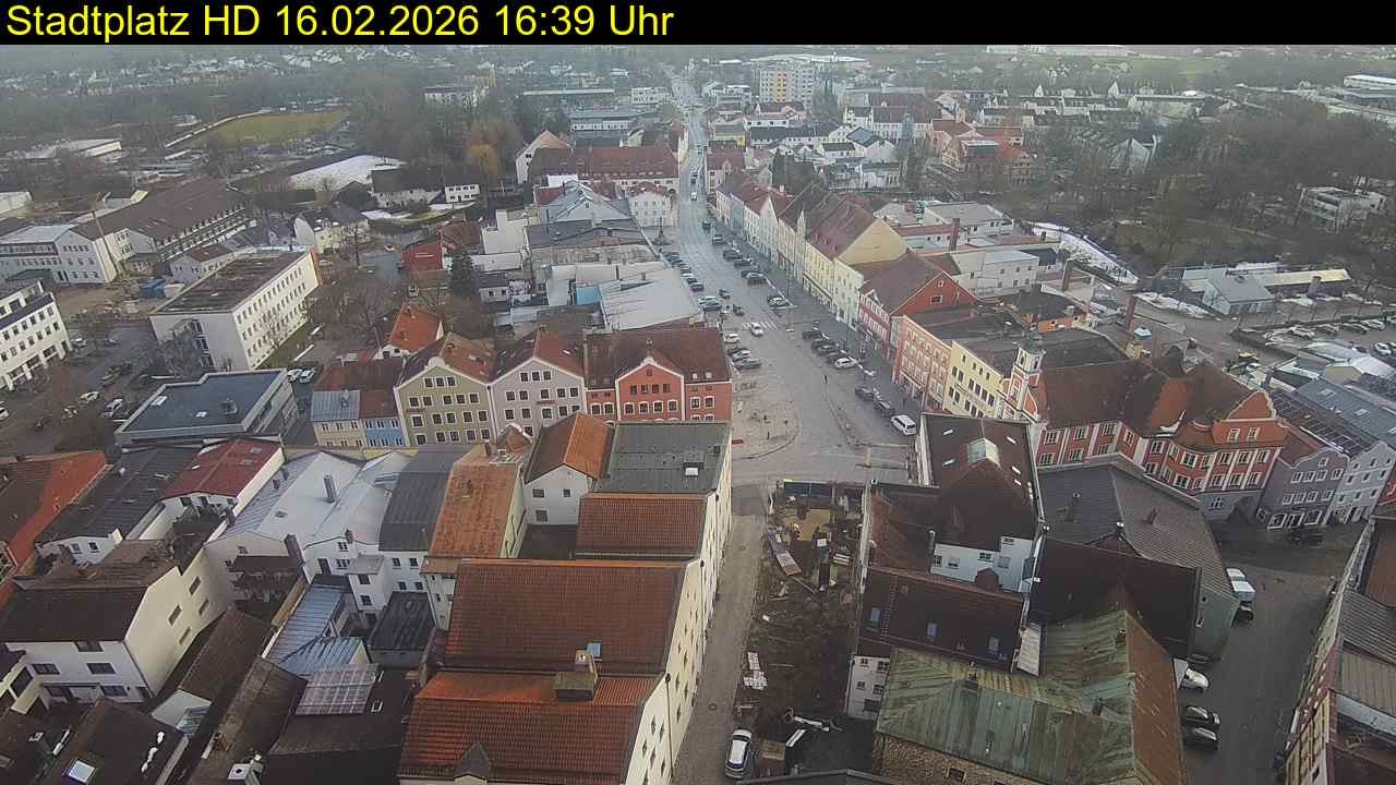Archiv Foto Webcam Stadtplatz Eggenfelden