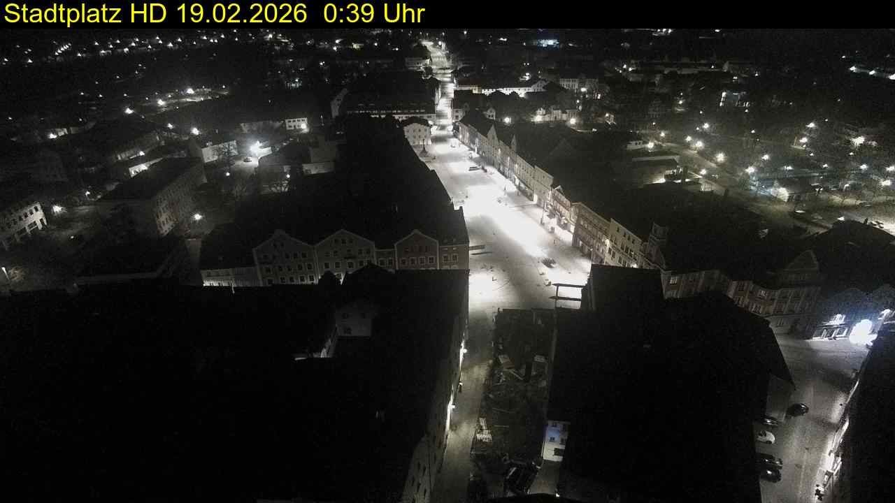 Archiv Foto Webcam Stadtplatz Eggenfelden