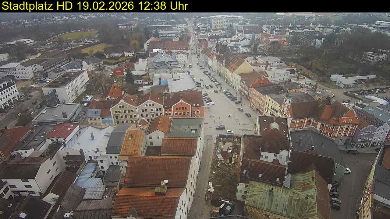 Archiv Foto Webcam Stadtplatz Eggenfelden