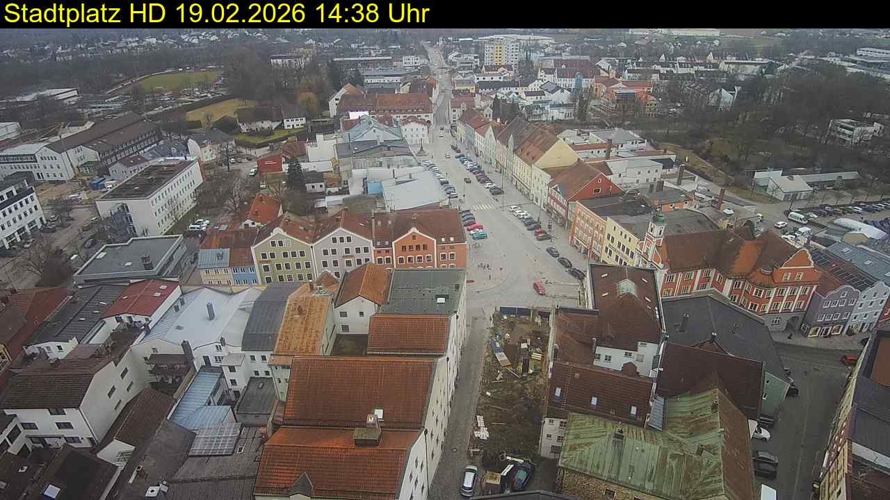 Archiv Foto Webcam Stadtplatz Eggenfelden