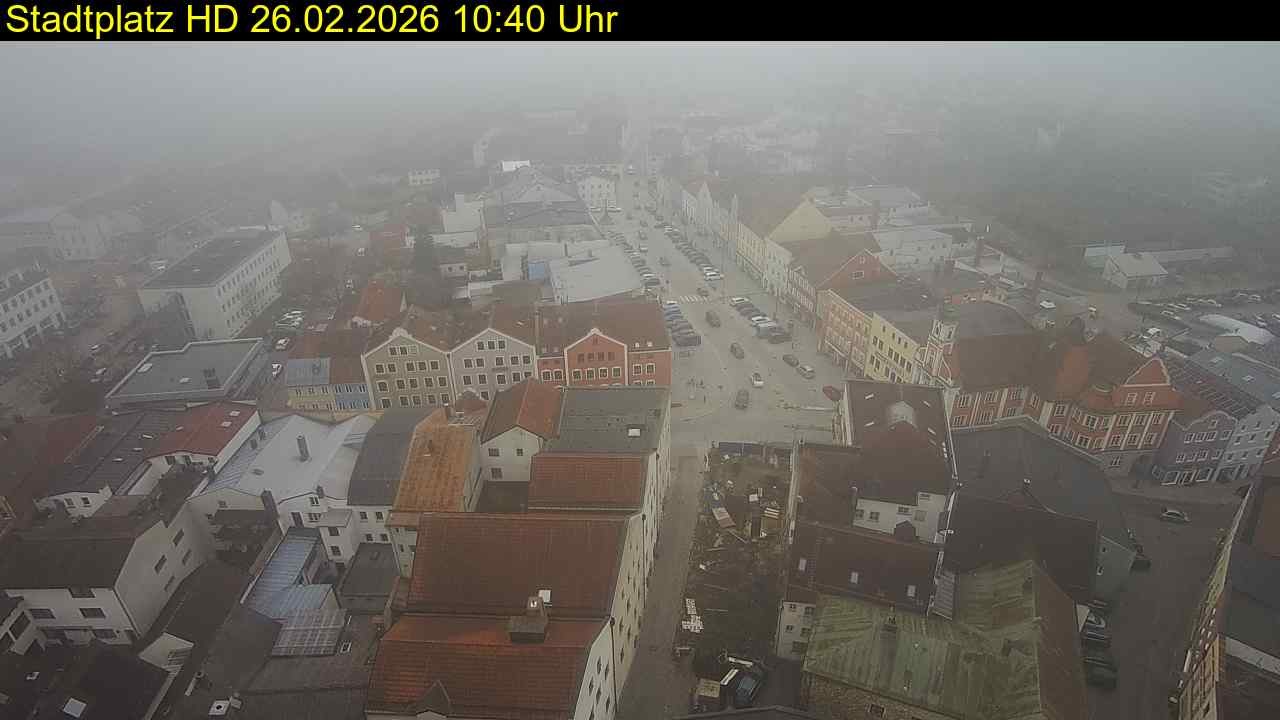 Archiv Foto Webcam Stadtplatz Eggenfelden