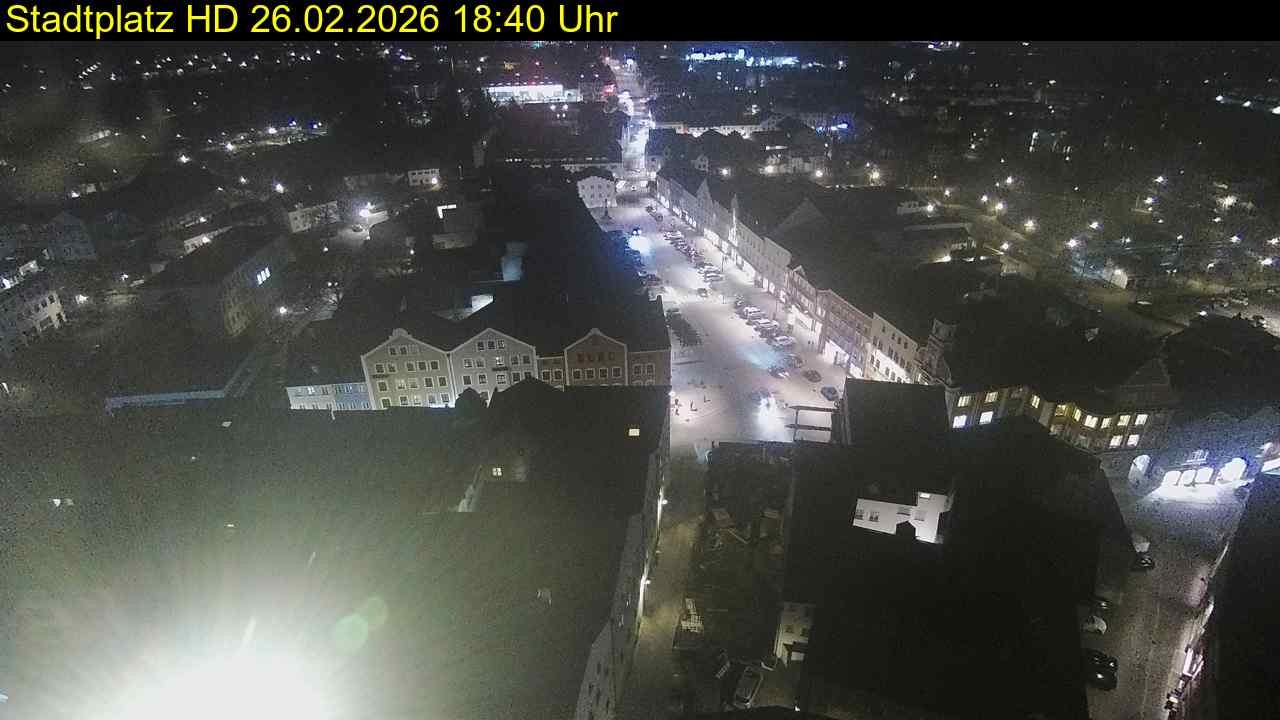 Archiv Foto Webcam Stadtplatz Eggenfelden