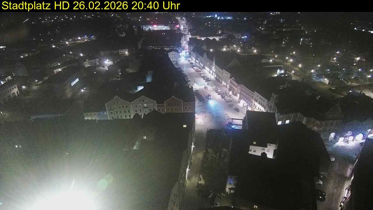 Archiv Foto Webcam Stadtplatz Eggenfelden
