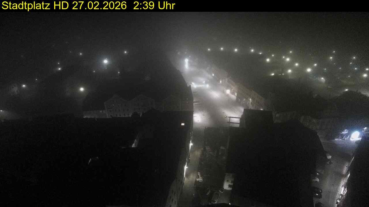 Archived image Webcam Town Square in Eggenfelden