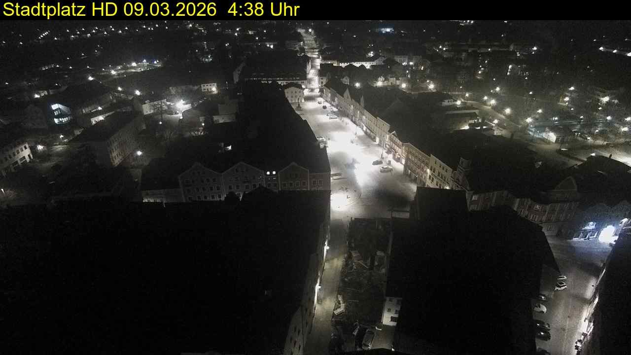 Archiv Foto Webcam Stadtplatz Eggenfelden