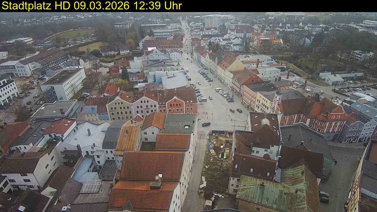 Archiv Foto Webcam Stadtplatz Eggenfelden