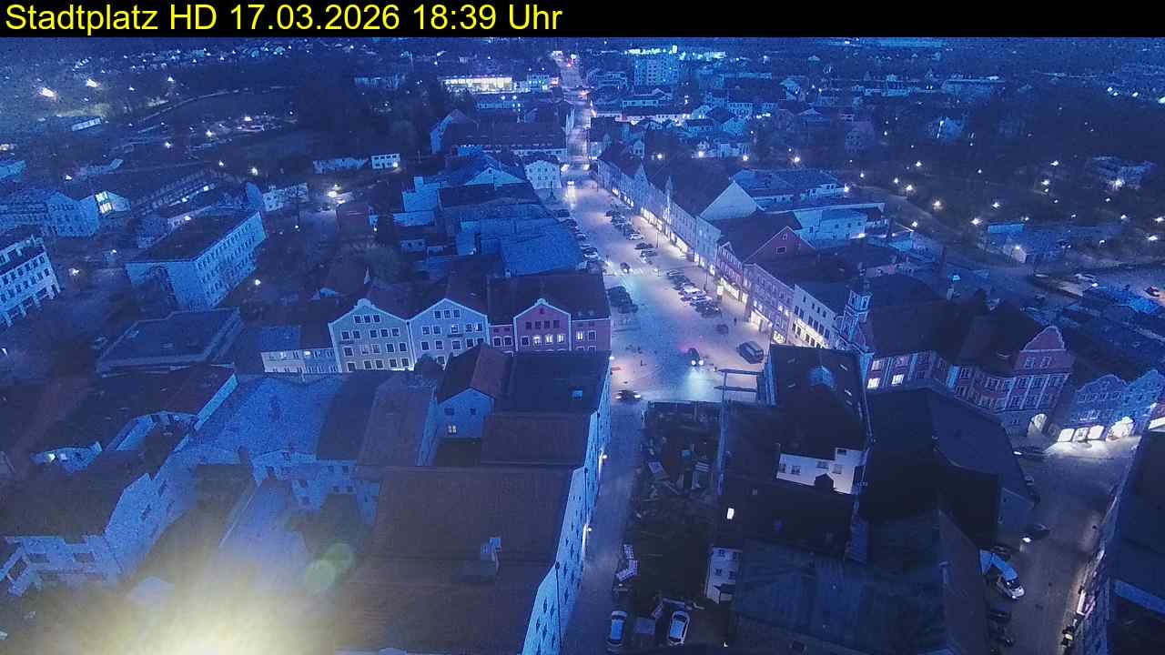 Archiv Foto Webcam Stadtplatz Eggenfelden