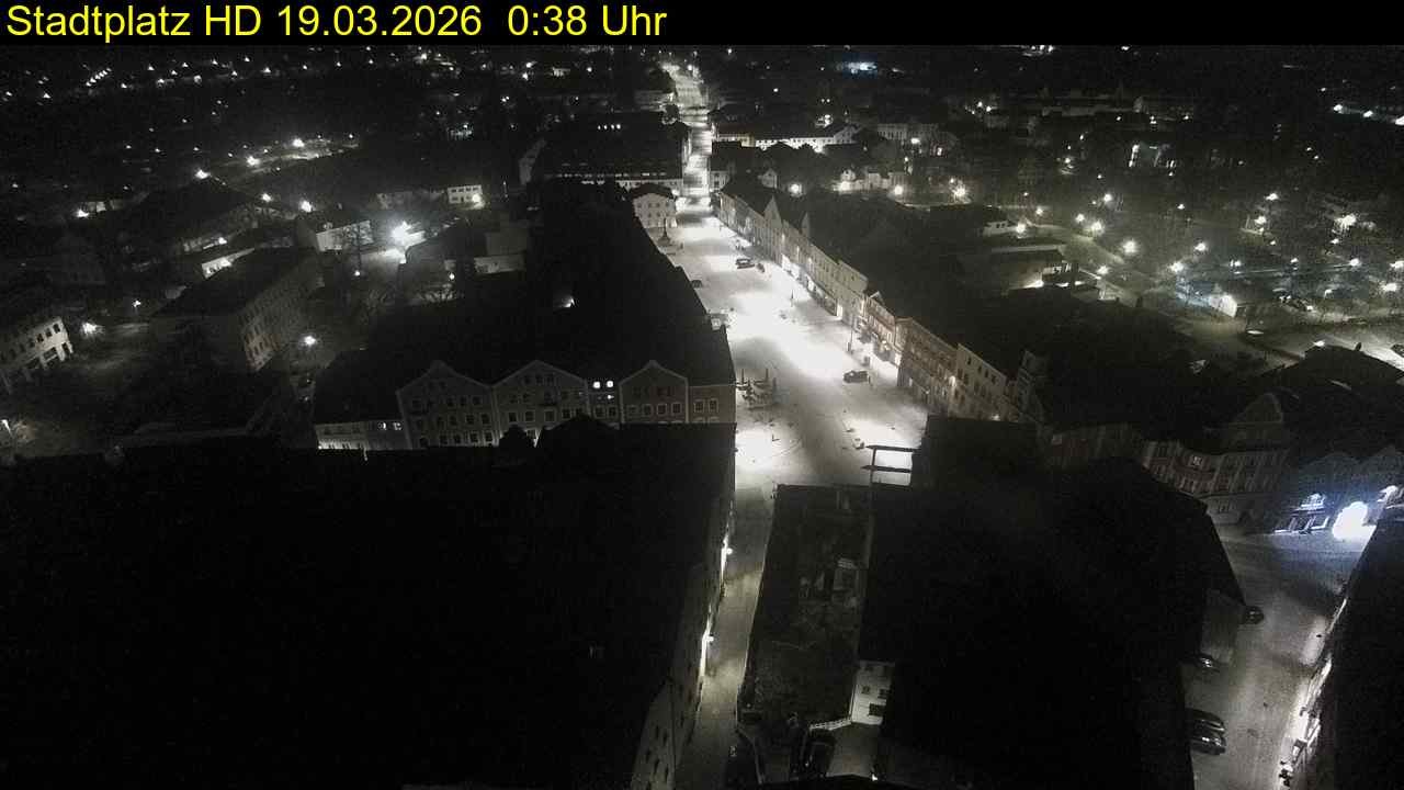 Archiv Foto Webcam Stadtplatz Eggenfelden