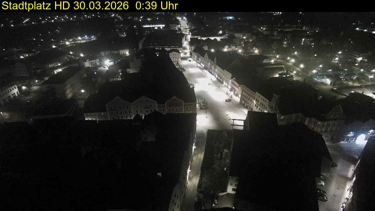 Archiv Foto Webcam Stadtplatz Eggenfelden