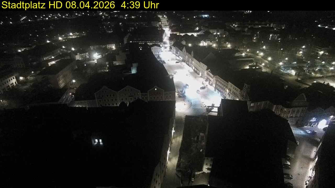 Archiv Foto Webcam Stadtplatz Eggenfelden