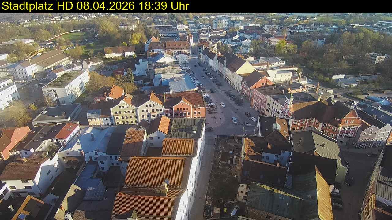 Archiv Foto Webcam Stadtplatz Eggenfelden