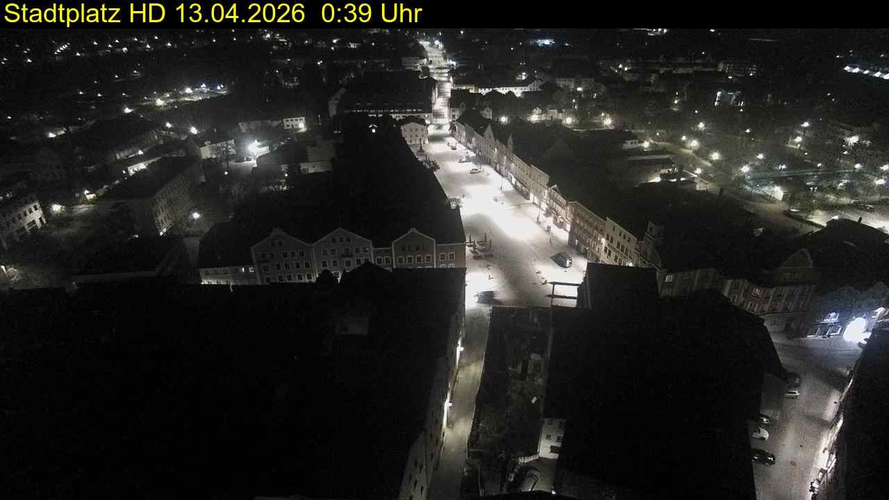 Archiv Foto Webcam Stadtplatz Eggenfelden