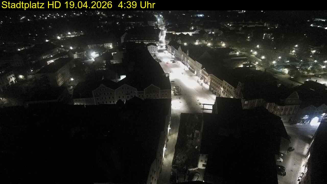 Archiv Foto Webcam Stadtplatz Eggenfelden