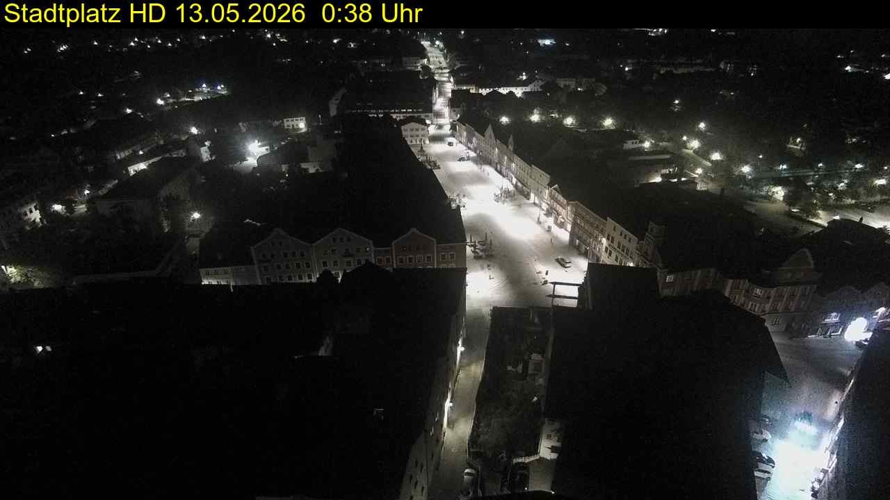 Archiv Foto Webcam Stadtplatz Eggenfelden