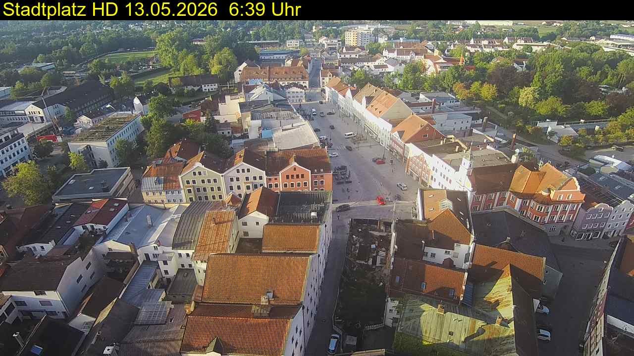 Archiv Foto Webcam Stadtplatz Eggenfelden