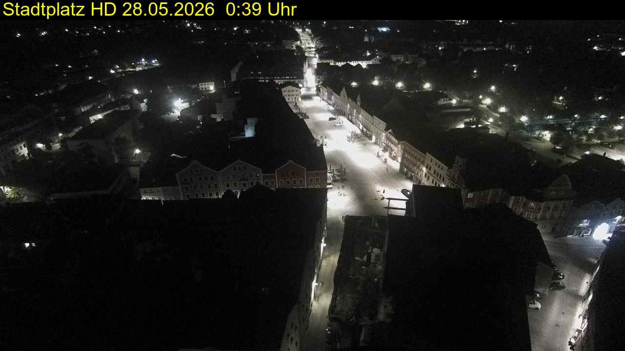 Archiv Foto Webcam Stadtplatz Eggenfelden