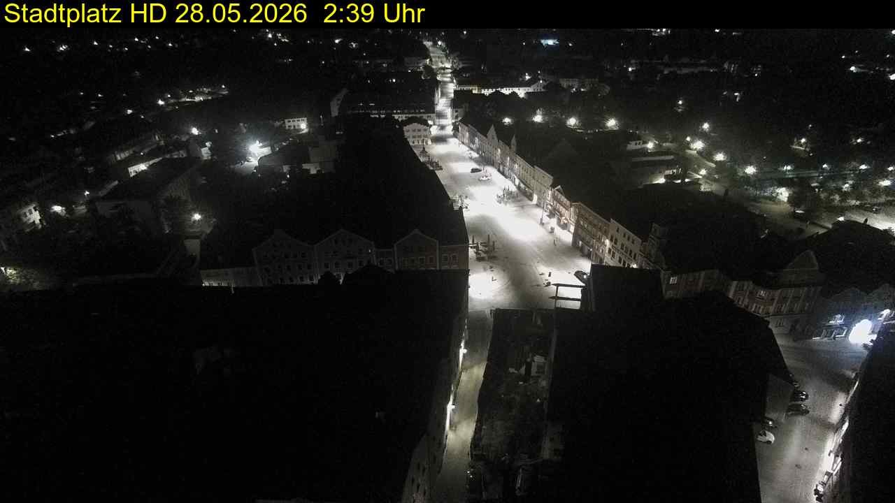 Archiv Foto Webcam Stadtplatz Eggenfelden