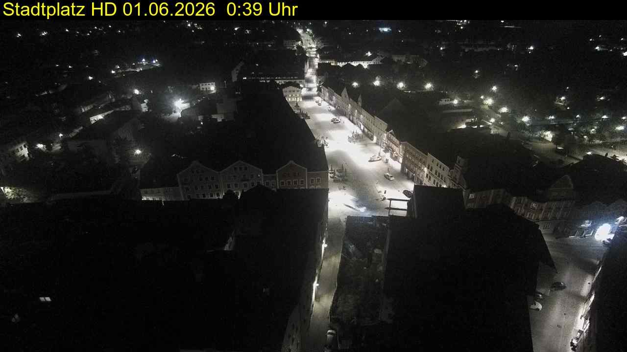 Archived image Webcam Town Square in Eggenfelden