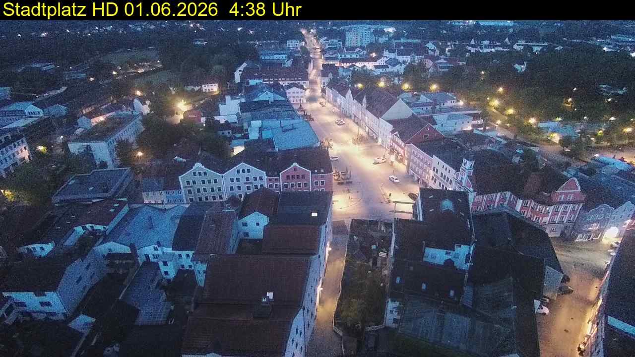 Archived image Webcam Town Square in Eggenfelden