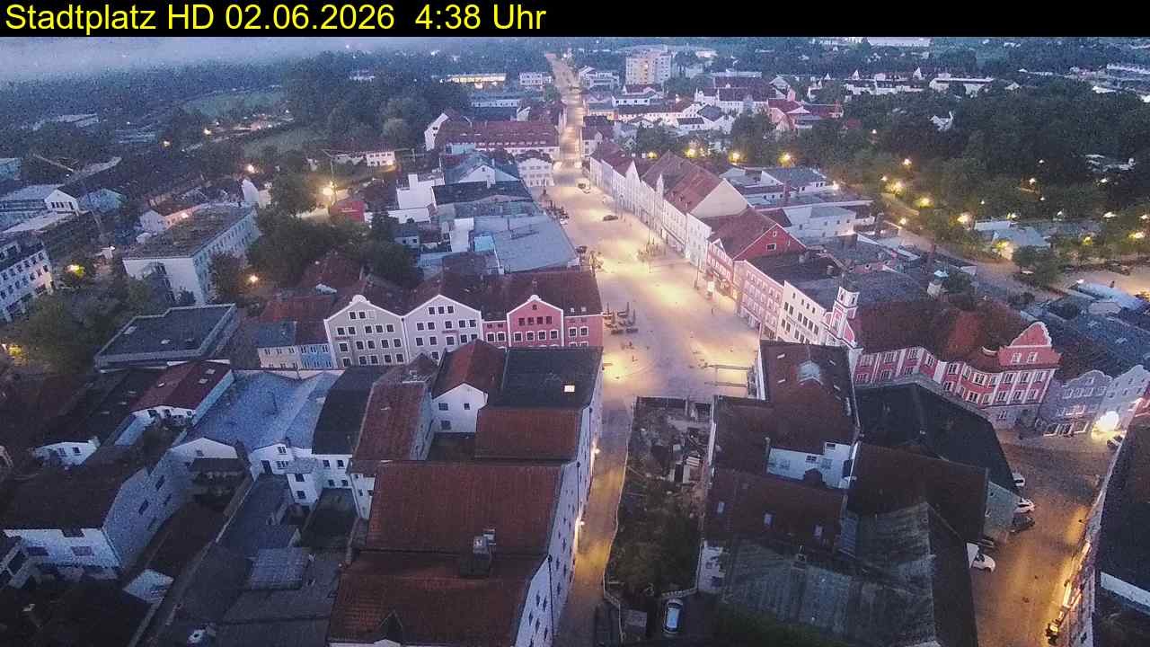 Archiv Foto Webcam Stadtplatz Eggenfelden