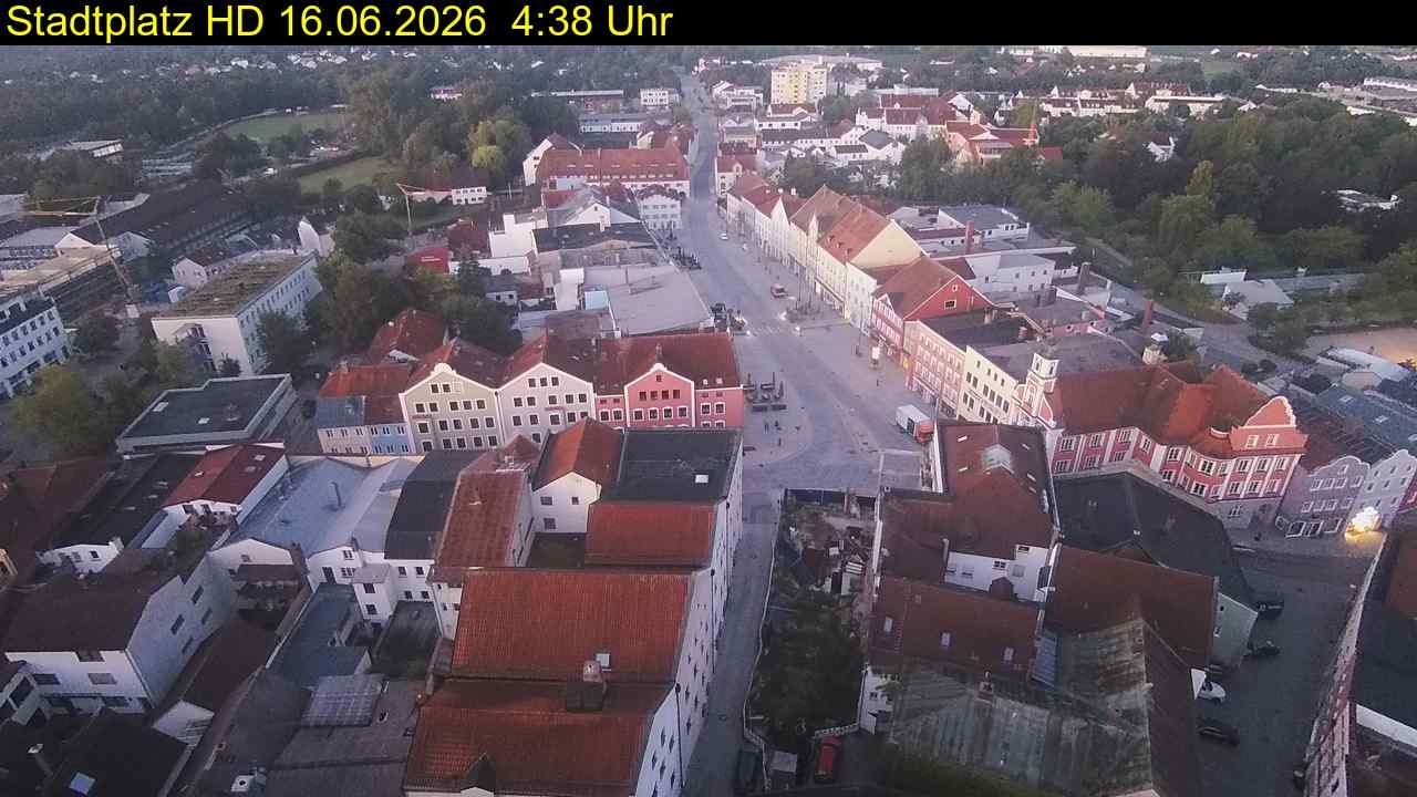 Archiv Foto Webcam Stadtplatz Eggenfelden