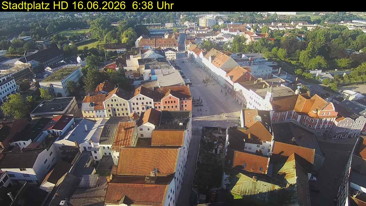 Archiv Foto Webcam Stadtplatz Eggenfelden