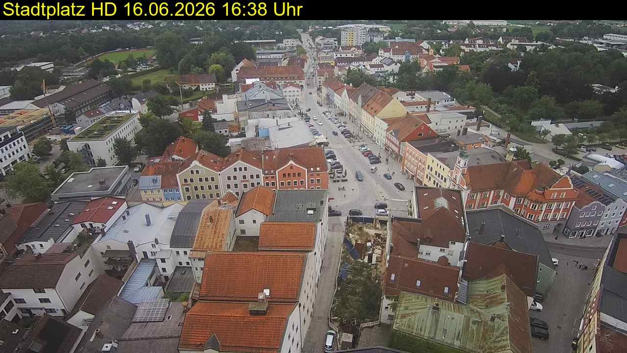 Archiv Foto Webcam Stadtplatz Eggenfelden